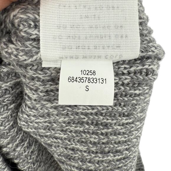 AYR Mens The Sloop Crewneck Merino Wool Sweater in Fuzzy TV Gray Size Small S - Picture 8 of 9